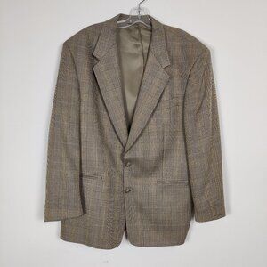 Jack Fraser Men's Blazer Jacket Size 42R Silk Wool Business Casual Old Money
